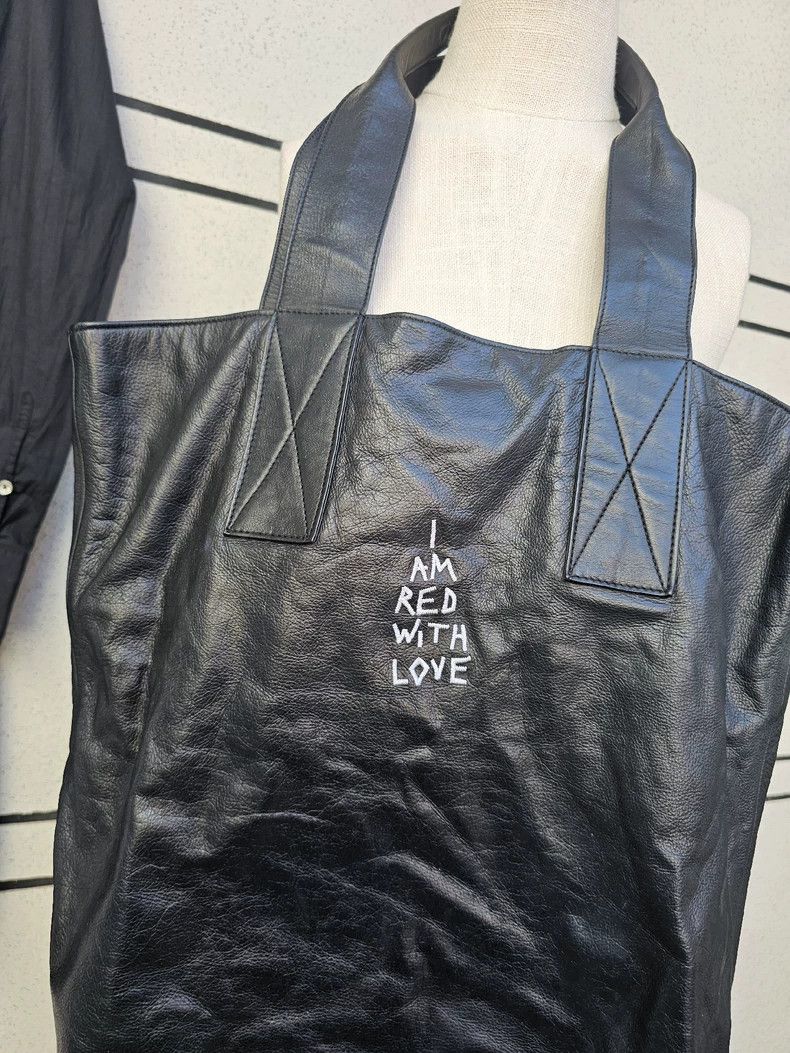 Ann Demeulemeester Black Shirt and Bag Set by Ann Demeulemeester Size ONE SIZE - 6 Thumbnail
