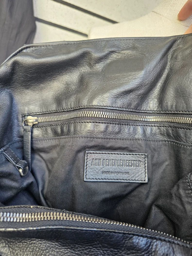 Ann Demeulemeester Black Shirt and Bag Set by Ann Demeulemeester Size ONE SIZE - 7 Thumbnail