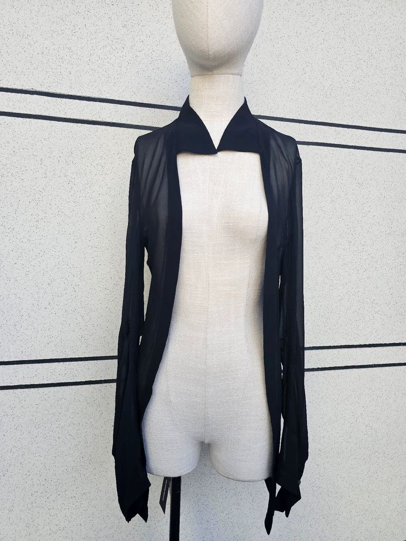 Ann Demeulemeester Ann Demeulemeester Silk Shirt Cardigan Size M / US 6-8 / IT 42-44 - 2 Thumbnail