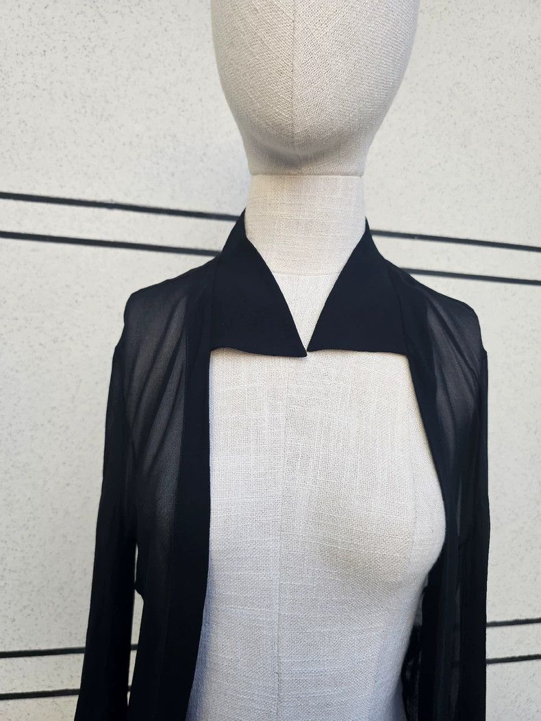 Ann Demeulemeester Ann Demeulemeester Silk Shirt Cardigan Size M / US 6-8 / IT 42-44 - 4 Thumbnail