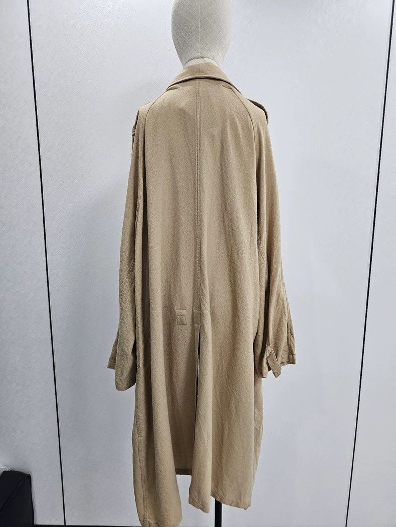 Ann Demeulemeester Ann Demeulemeester Women's Wool Trench Coat Size ONE SIZE - 4 Thumbnail