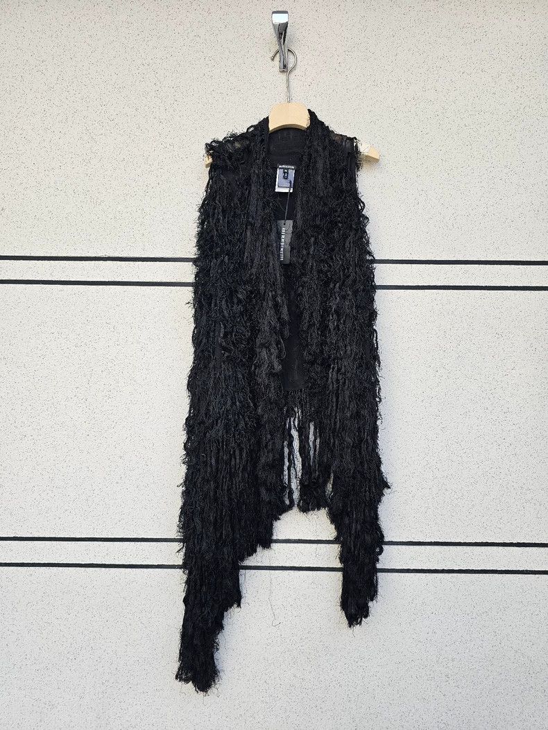 Ann Demeulemeester Ann Demeulemeester Women's Silk Shawl Vest Size ONE SIZE - 3 Thumbnail