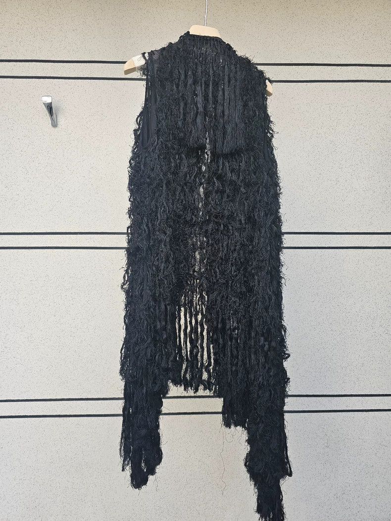 Ann Demeulemeester Ann Demeulemeester Women's Silk Shawl Vest Size ONE SIZE - 4 Thumbnail