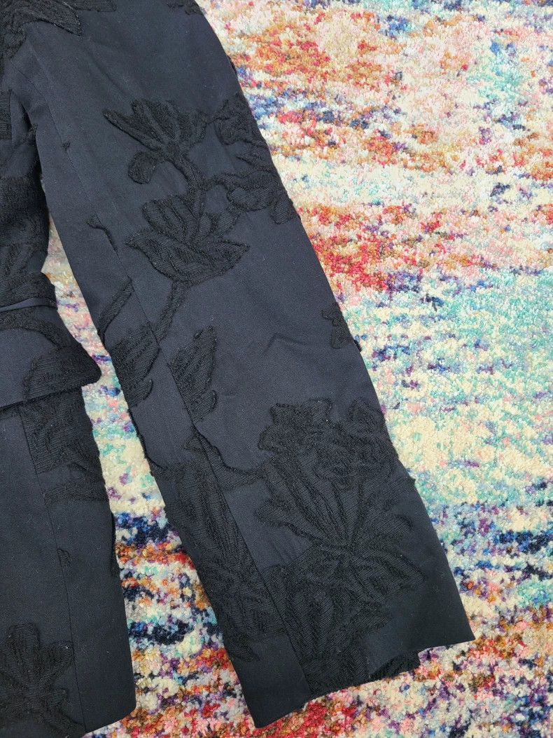 Ann Demeulemeester Ann Demeulemeester Embroidered Men's Blazer Size L / US 10 / IT 46 - 4 Thumbnail