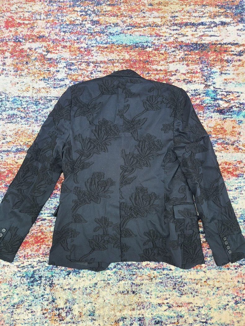 Ann Demeulemeester Ann Demeulemeester Embroidered Men's Blazer Size L / US 10 / IT 46 - 2 Thumbnail