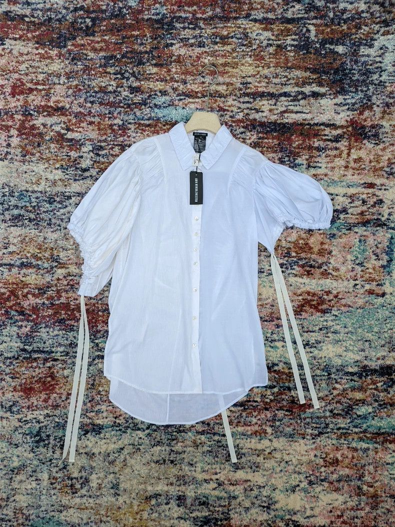 Ann Demeulemeester Ann Demeulemeester Women's Asymmetrical Shirt Jacket Size S / US 4 / IT 40 - 2 Thumbnail