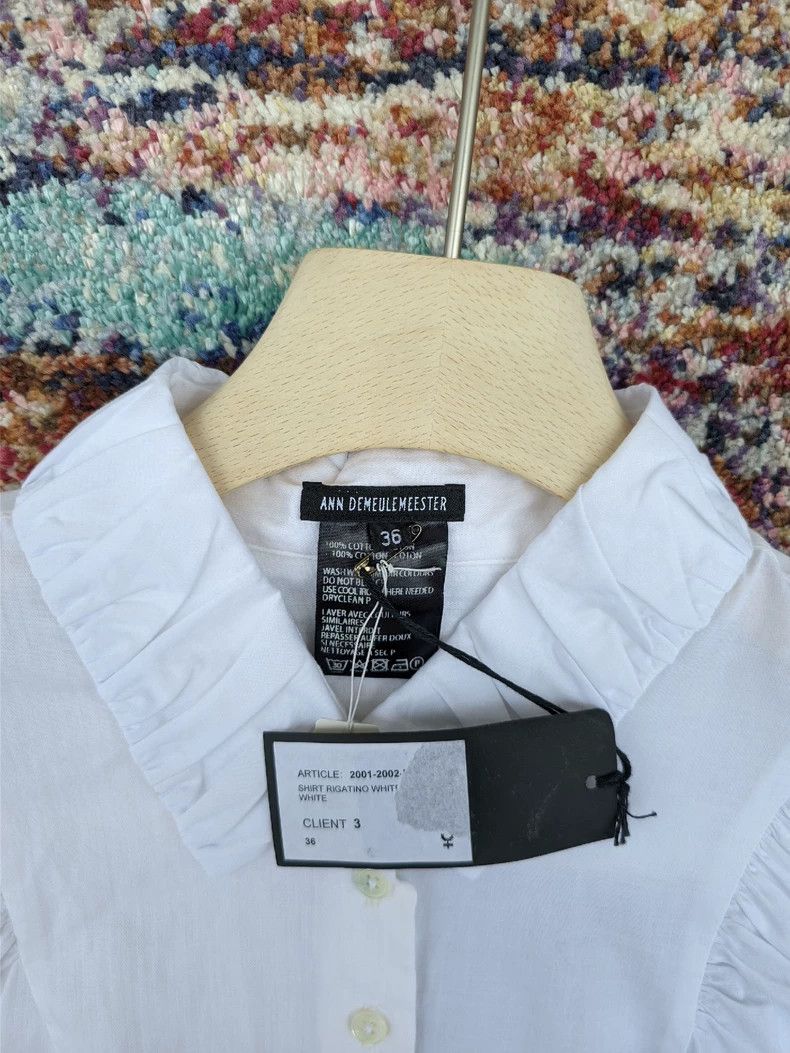 Ann Demeulemeester Ann Demeulemeester Women's Asymmetrical Shirt Jacket Size S / US 4 / IT 40 - 6 Thumbnail