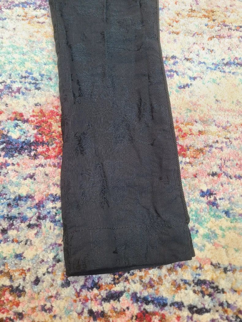 Ann Demeulemeester Ann Demeulemeester Floral Silk Linen Pants Size 34" / US 12 / IT 48 - 4 Thumbnail