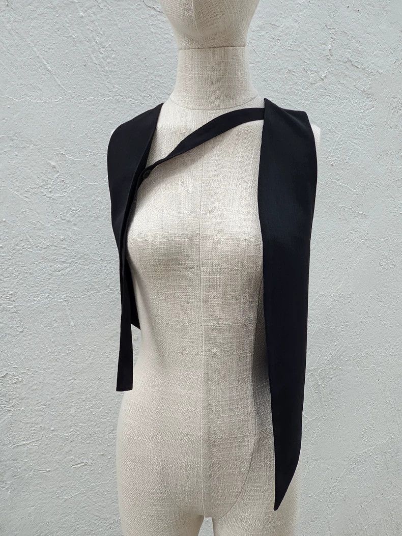 Ann Demeulemeester Ann Demeulemeester Women's Black Vest Size ONE SIZE - 3 Thumbnail