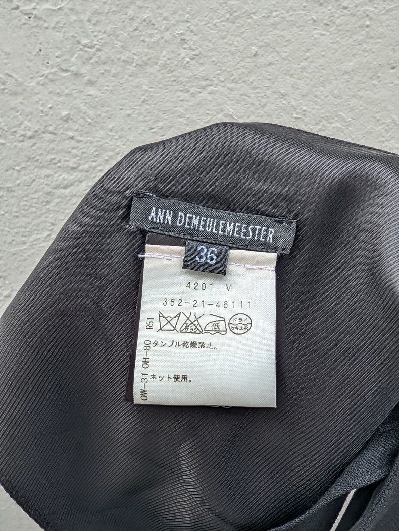 Ann Demeulemeester Ann Demeulemeester Women's Black Vest Size ONE SIZE - 5 Thumbnail