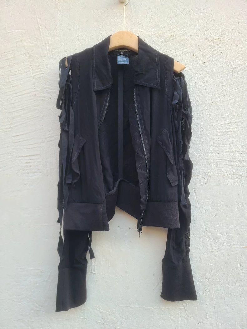 Ann Demeulemeester Ann Demeulemeester Silk Jacket with Detachable Sleeves Size M / US 6-8 / IT 42-44 - 7 Thumbnail