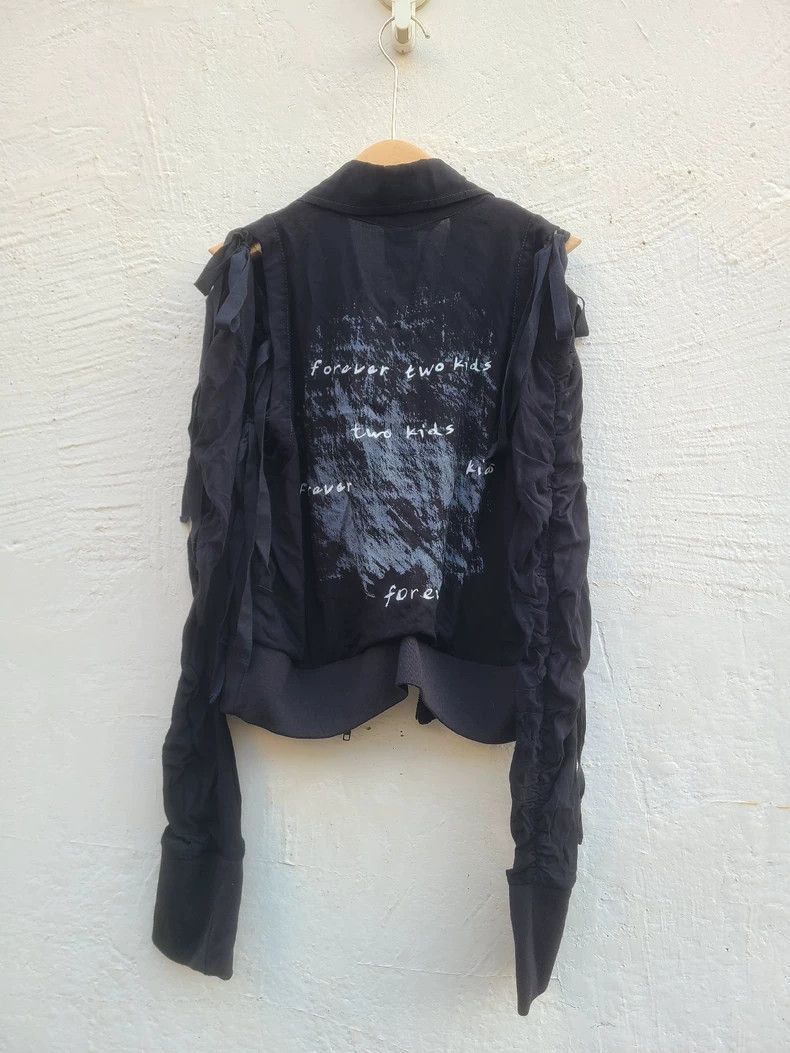 Ann Demeulemeester Ann Demeulemeester Silk Jacket with Detachable Sleeves Size M / US 6-8 / IT 42-44 - 6 Thumbnail
