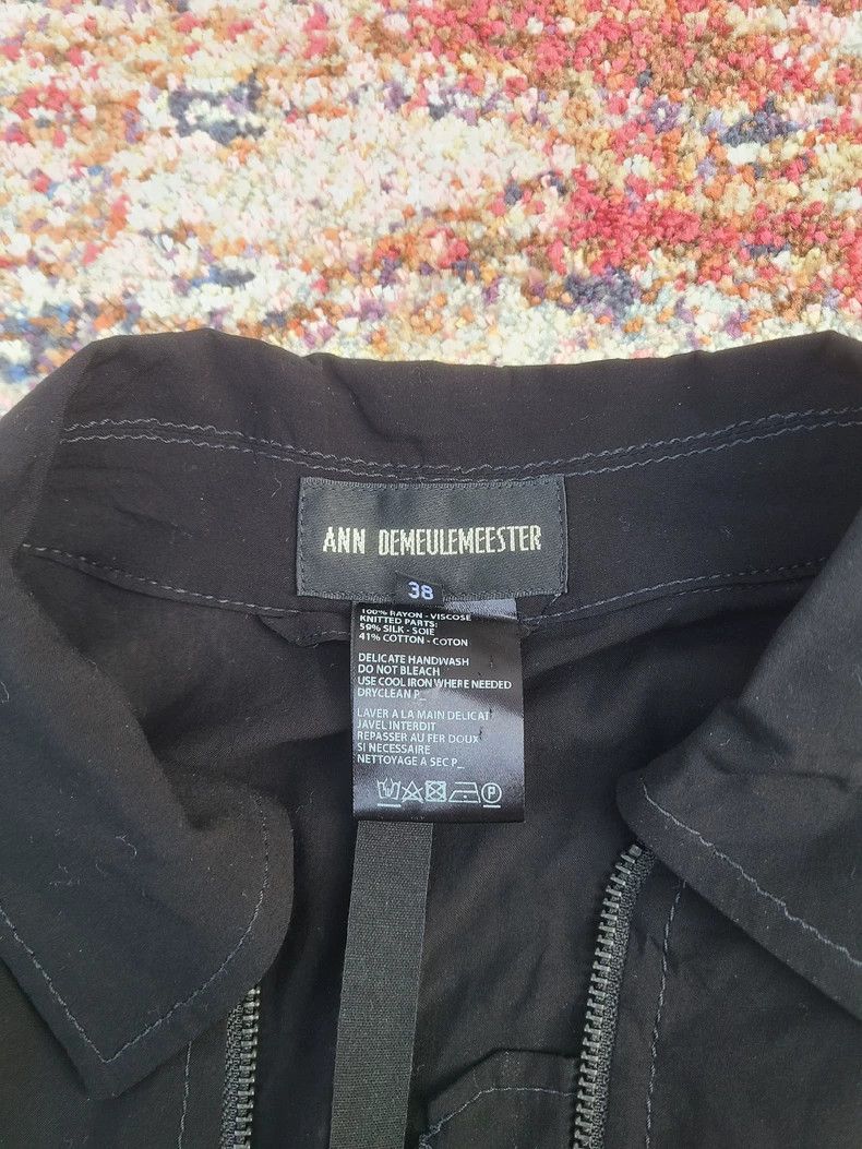 Ann Demeulemeester Ann Demeulemeester Silk Jacket with Detachable Sleeves Size M / US 6-8 / IT 42-44 - 8 Thumbnail
