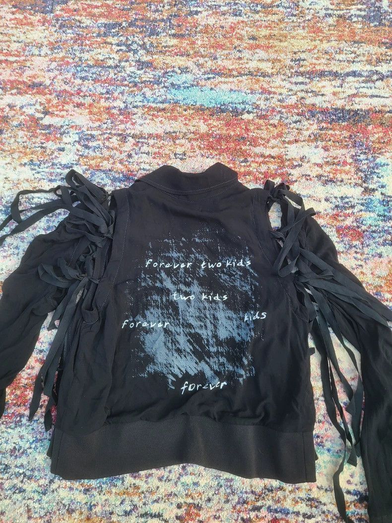 Ann Demeulemeester Ann Demeulemeester Silk Jacket with Detachable Sleeves Size M / US 6-8 / IT 42-44 - 2 Thumbnail