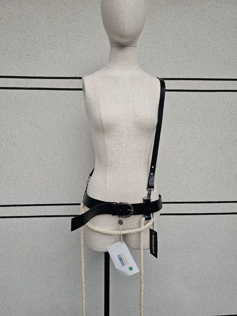 Ann Demeulemeester Ann Demeulemeester Unisex Belt with Design Size ONE SIZE - 3 Thumbnail