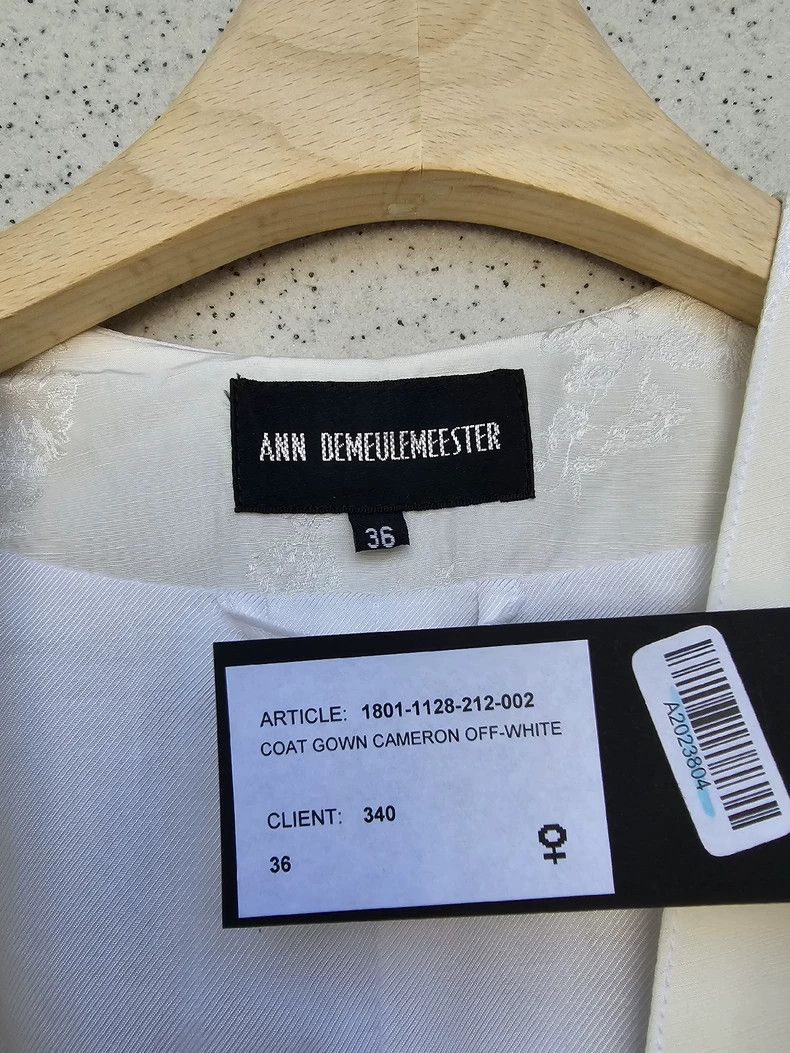 Ann Demeulemeester Ann Demeulemeester Women's Coat for Spring Summer Size S / US 4 / IT 40 - 8 Thumbnail