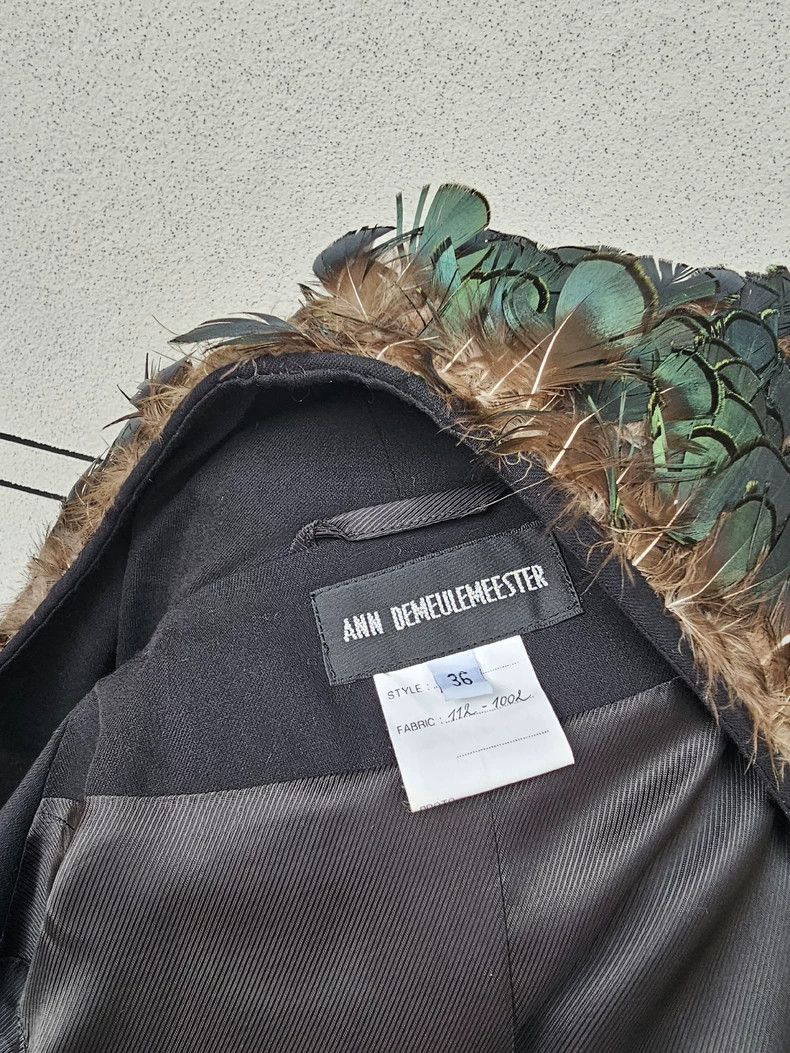 Ann Demeulemeester Ann Demeulemeester Feather Jacket for Women Size M / US 6-8 / IT 42-44 - 9 Thumbnail