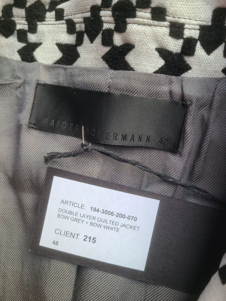 Haider Ackermann Haider Ackermann Men's Jacket with Unique Patterns Size M / US 6-8 / IT 42-44 - 8 Thumbnail