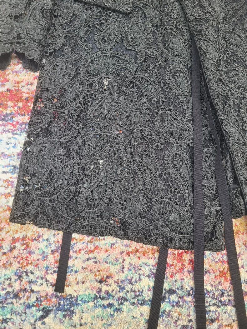 Ann Demeulemeester Ann Demeulemeester Lace Coat for Women Size M / US 6-8 / IT 42-44 - 7 Thumbnail