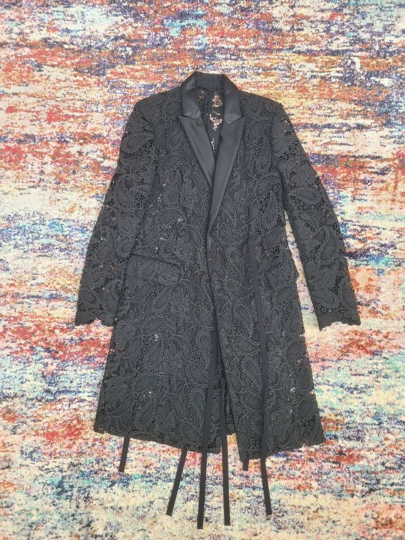 Ann Demeulemeester Ann Demeulemeester Lace Coat for Women Size M / US 6-8 / IT 42-44 - 3 Thumbnail