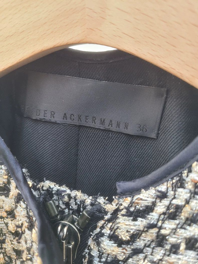 Haider Ackermann Haider Ackermann Women's Tweed Coat Windbreaker Size M / US 6-8 / IT 42-44 - 8 Thumbnail