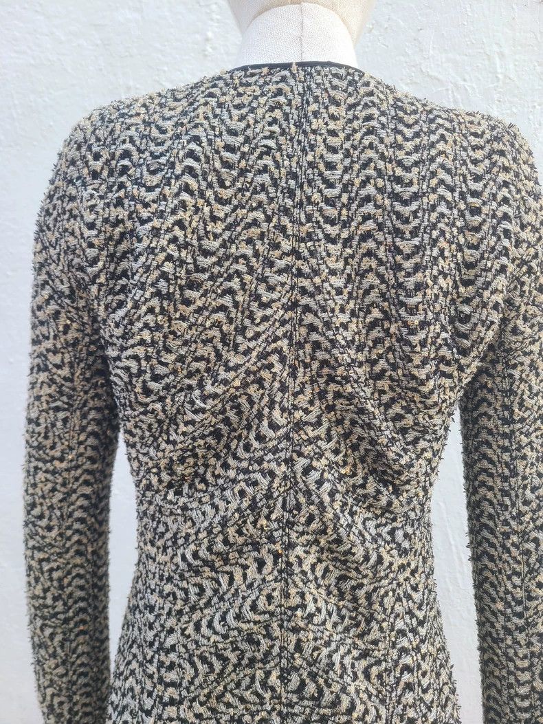 Haider Ackermann Haider Ackermann Women's Tweed Coat Windbreaker Size M / US 6-8 / IT 42-44 - 5 Thumbnail