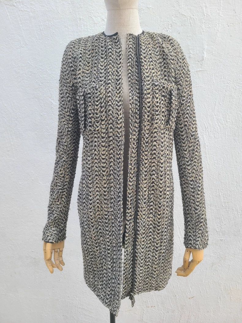 Haider Ackermann Haider Ackermann Women's Tweed Coat Windbreaker Size M / US 6-8 / IT 42-44 - 3 Thumbnail