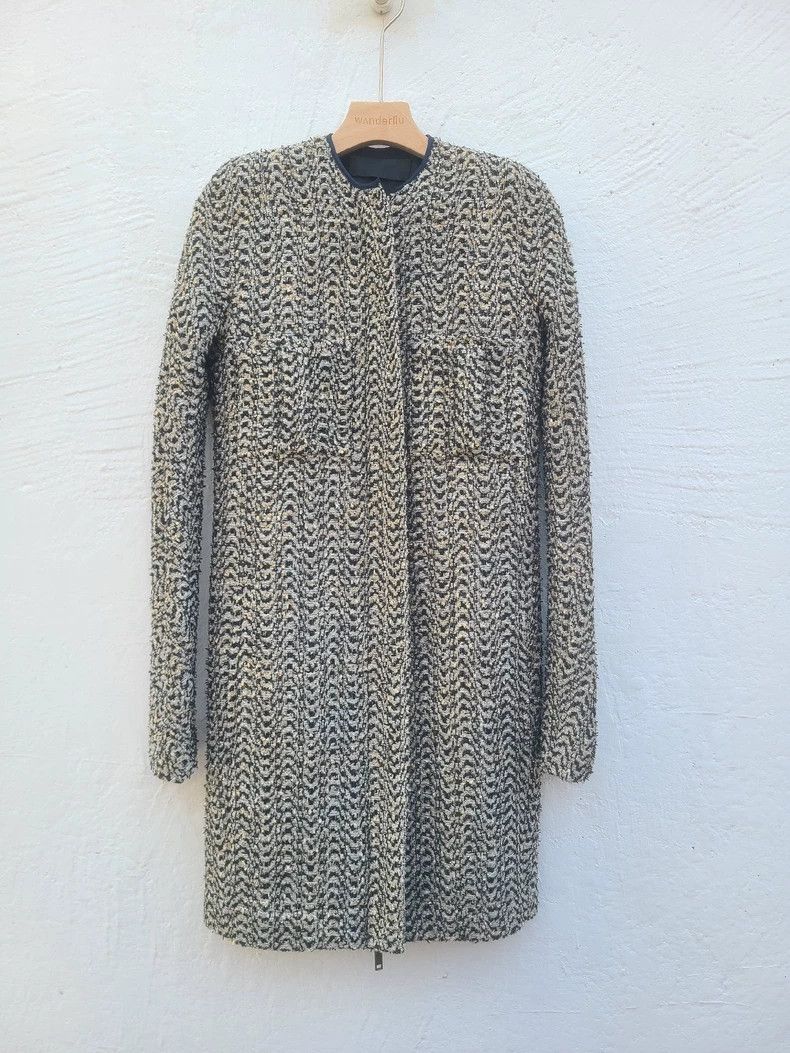 Haider Ackermann Haider Ackermann Women's Tweed Coat Windbreaker Size M / US 6-8 / IT 42-44 - 4 Thumbnail
