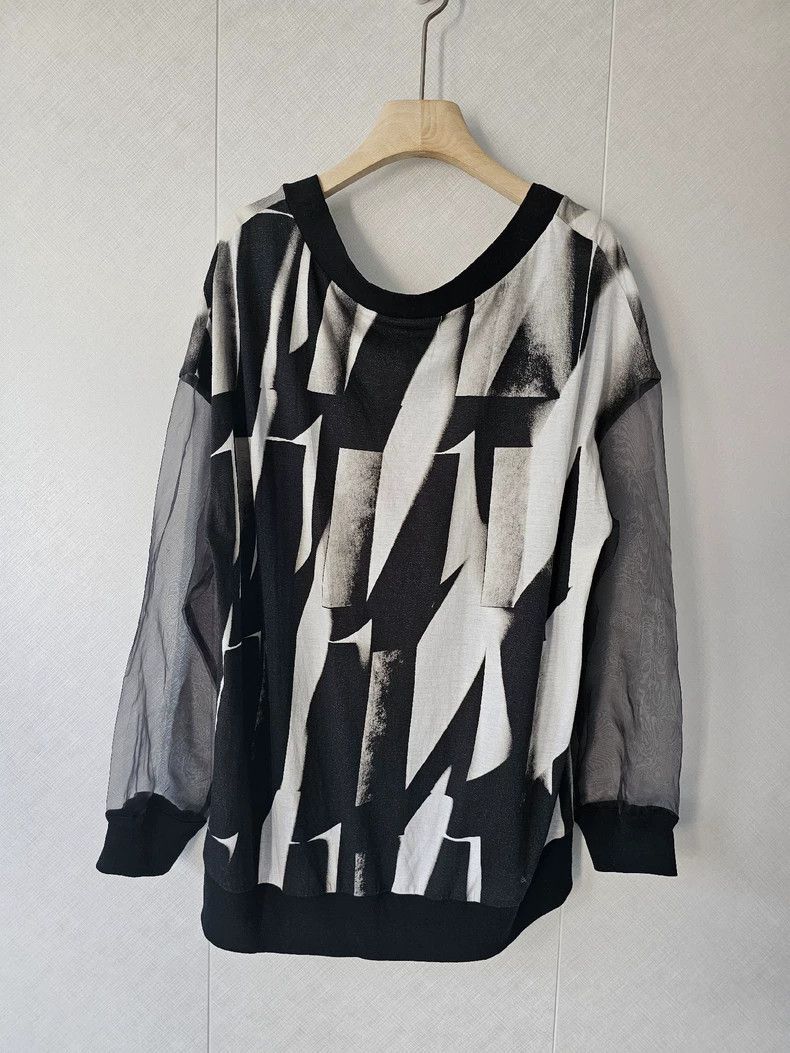 Ann Demeulemeester Abstract Tee by Ann Demeulemeester Size L / US 10 / IT 46 - 2 Thumbnail