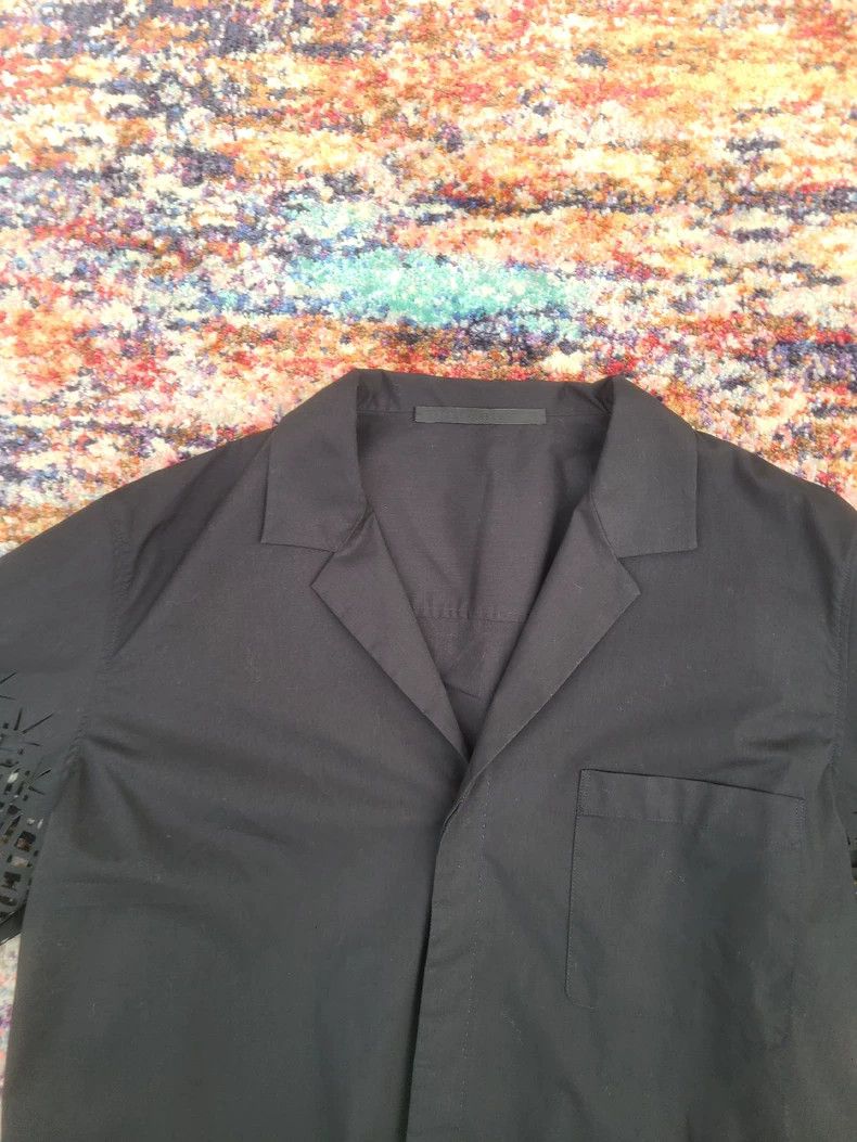 Haider Ackermann Haider Ackermann Black Laser Cut Shirt Size M / US 6-8 / IT 42-44 - 6 Thumbnail