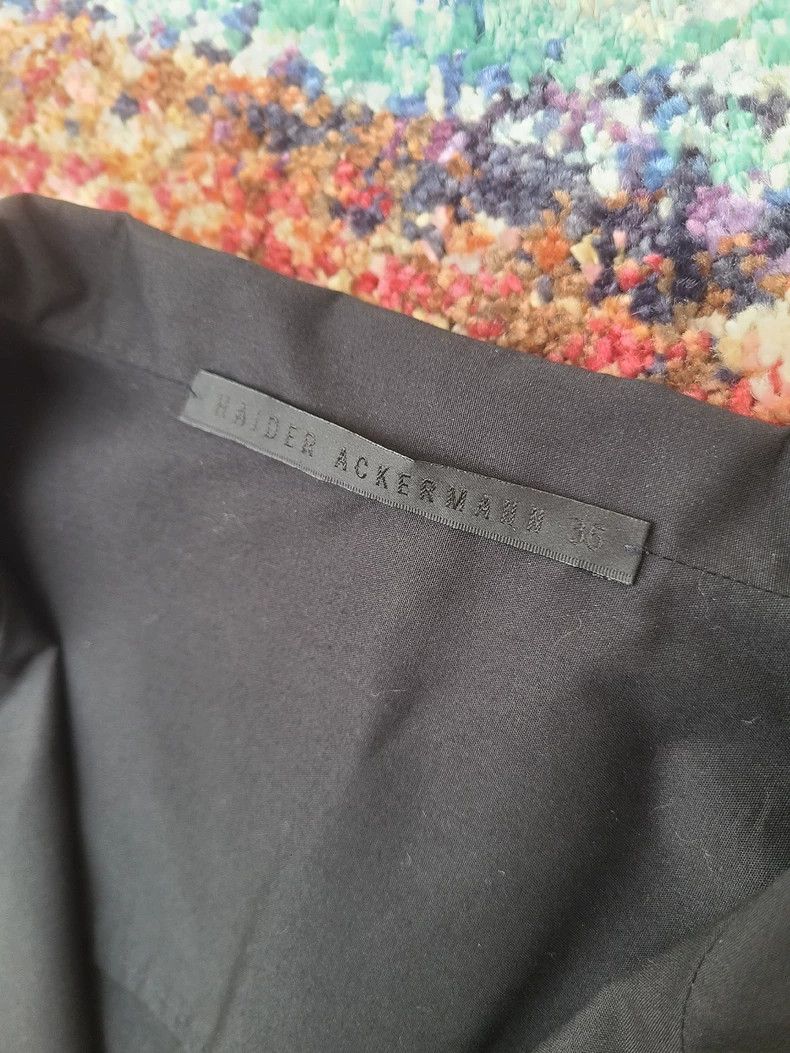 Haider Ackermann Haider Ackermann Black Laser Cut Shirt Size M / US 6-8 / IT 42-44 - 7 Thumbnail