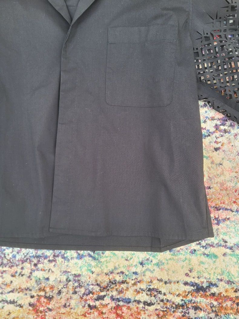 Haider Ackermann Haider Ackermann Black Laser Cut Shirt Size M / US 6-8 / IT 42-44 - 5 Thumbnail