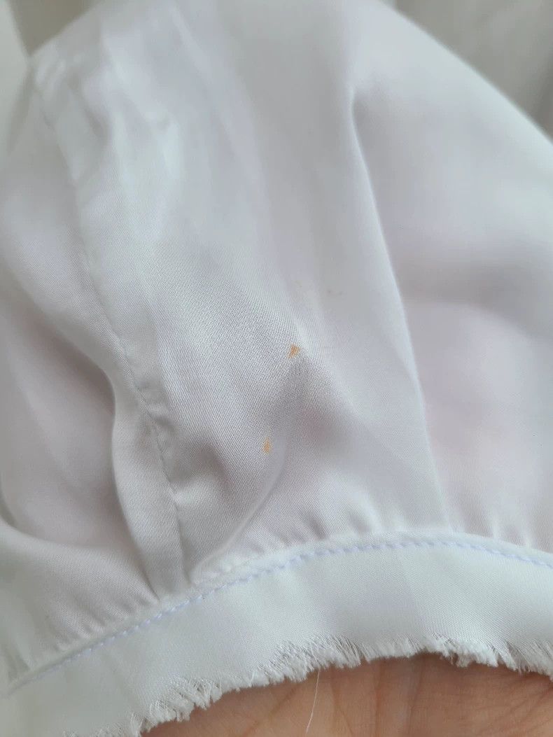Ann Demeulemeester Ann Demeulemeester White Silk Blend Shirt Size M / US 6-8 / IT 42-44 - 8 Thumbnail