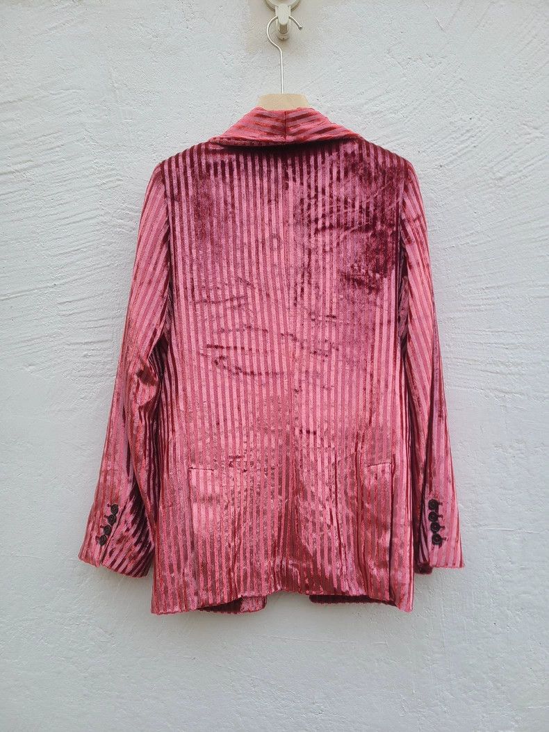 Ann Demeulemeester Velvet Blazer Jacket for Women Size M / US 6-8 / IT 42-44 - 3 Thumbnail