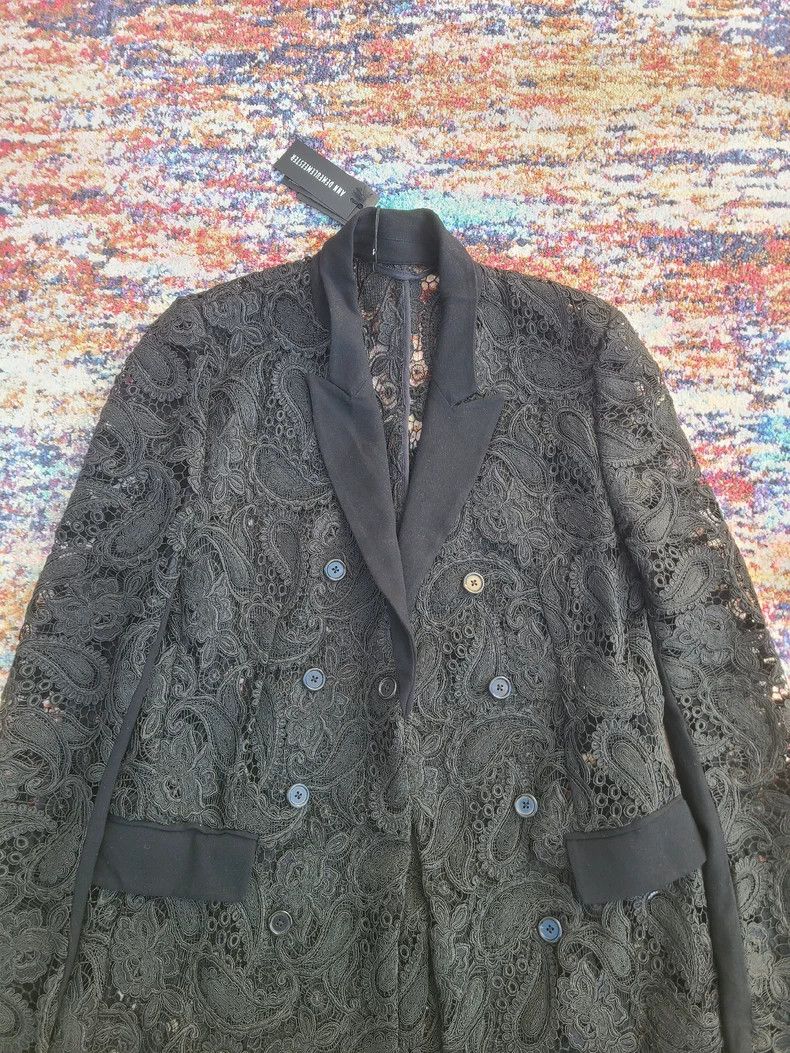Ann Demeulemeester New Paisley Lace Coat for Men and Women Size M / US 6-8 / IT 42-44 - 8 Thumbnail