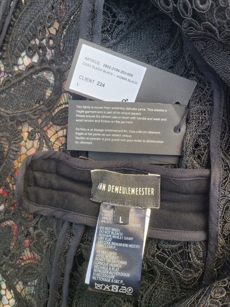 Ann Demeulemeester New Paisley Lace Coat for Men and Women Size M / US 6-8 / IT 42-44 - 9 Thumbnail