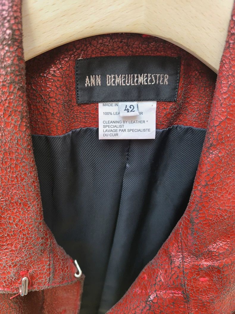 Ann Demeulemeester Ann Demeulemeester New Leather Jacket Size M / US 6-8 / IT 42-44 - 7 Thumbnail
