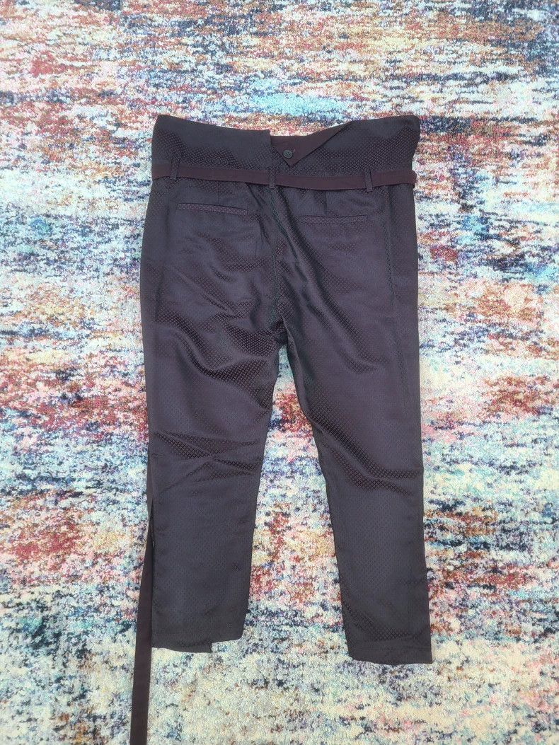 Ann Demeulemeester Ann Demeulemeester High Waist Casual Pants Size 23" - 3 Thumbnail