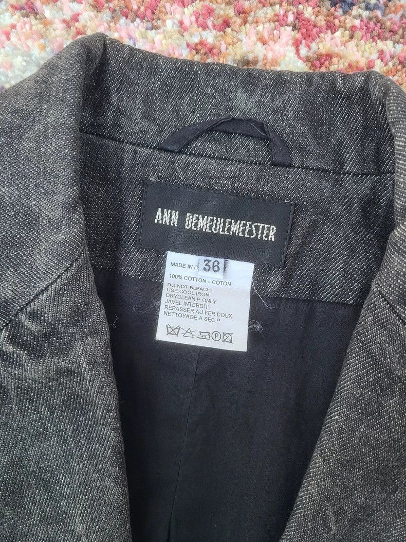 Ann Demeulemeester Ann Demeulemeester Denim Coat Jacket Size M / US 6-8 / IT 42-44 - 9 Thumbnail