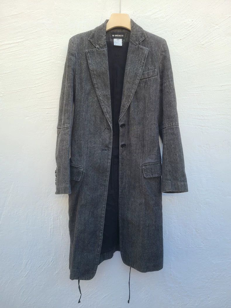 Ann Demeulemeester Ann Demeulemeester Denim Coat Jacket Size M / US 6-8 / IT 42-44 - 2 Thumbnail