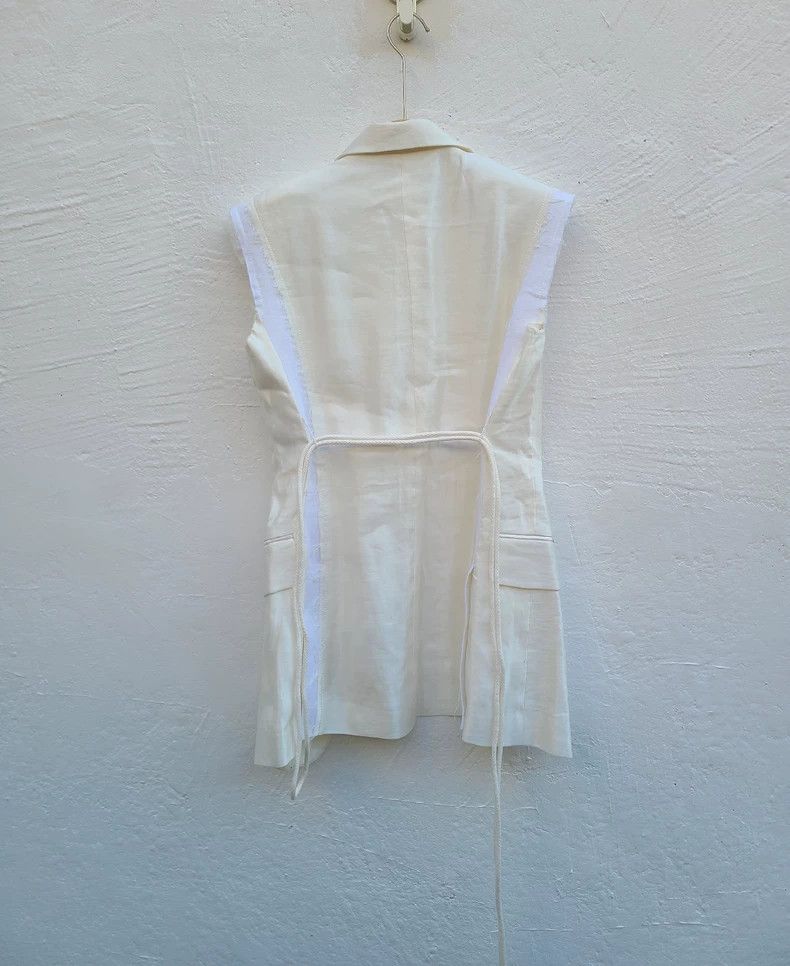 Ann Demeulemeester Ann Demeulemeester Sleeveless Waistcoat Outfit Size ONE SIZE - 3 Thumbnail