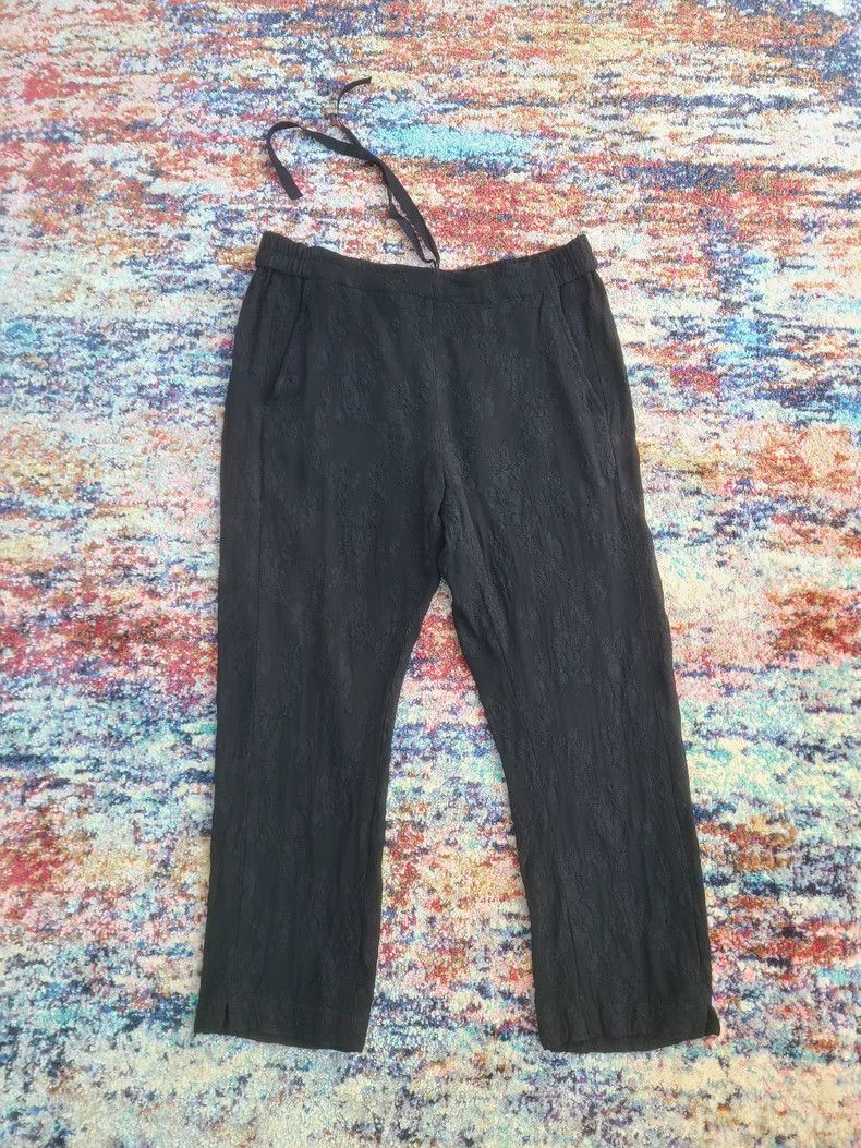 Ann Demeulemeester Ann Demeulemeester Casual Embroidered Pants Size 30" / US 8 / IT 44 - 3 Thumbnail