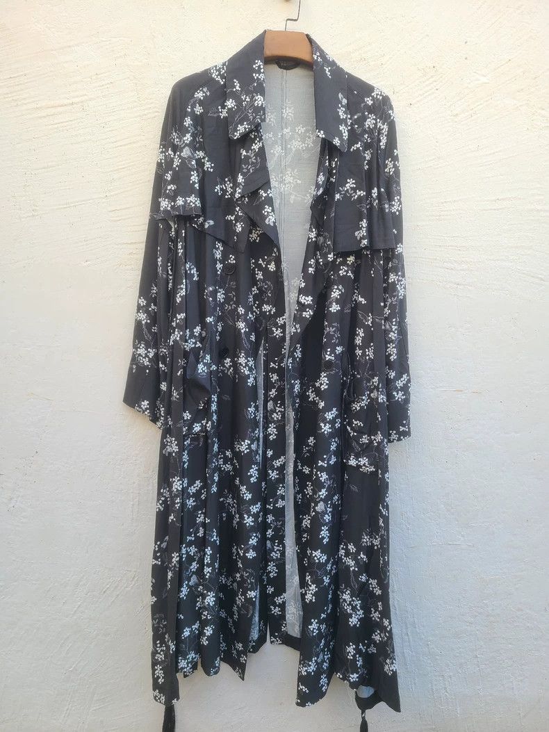 Ann Demeulemeester Ann Demeulemeester Spring Summer Silk Coat Size ONE SIZE - 2 Thumbnail