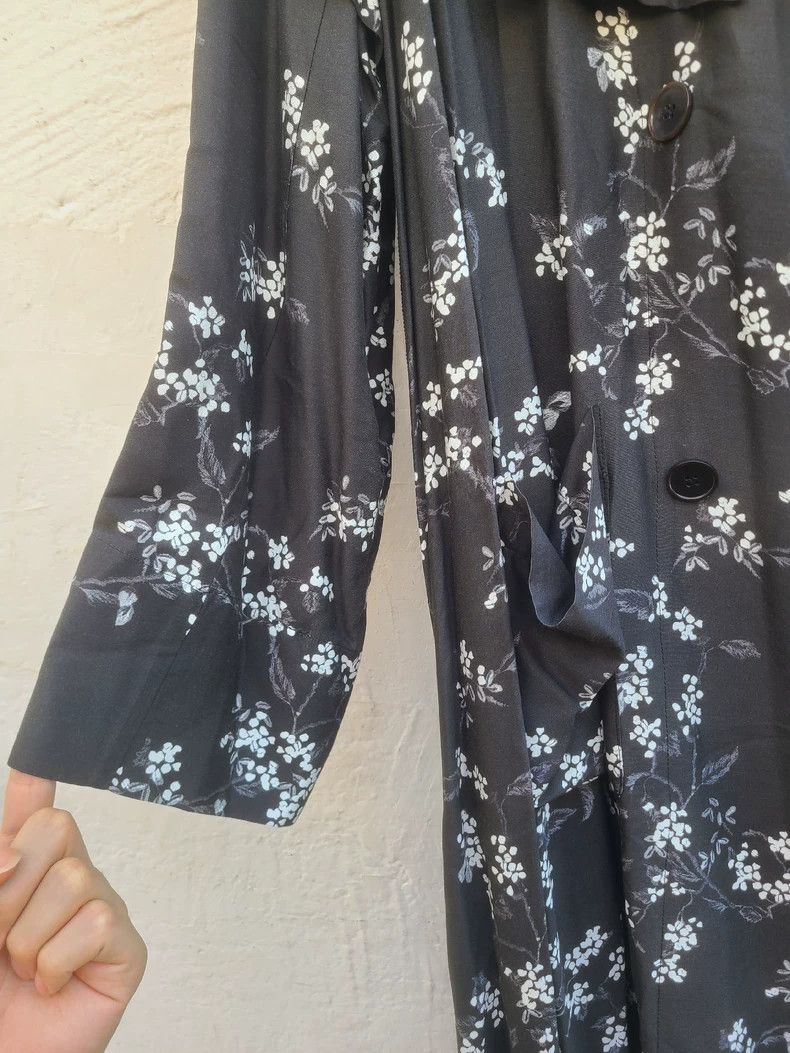 Ann Demeulemeester Ann Demeulemeester Spring Summer Silk Coat Size ONE SIZE - 6 Thumbnail