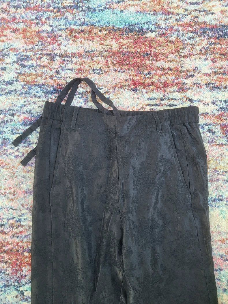 Ann Demeulemeester Silk Embroidered Pants for Women Size 40" / US 18 - 5 Thumbnail