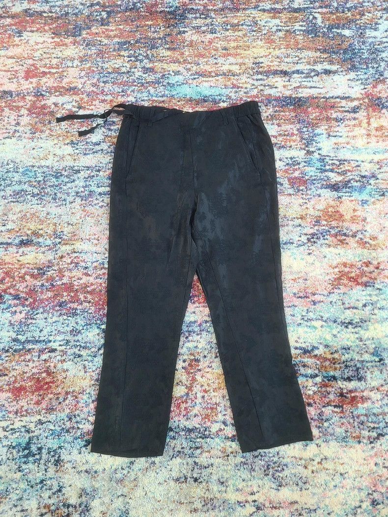 Ann Demeulemeester Silk Embroidered Pants for Women Size 40" / US 18 - 3 Thumbnail