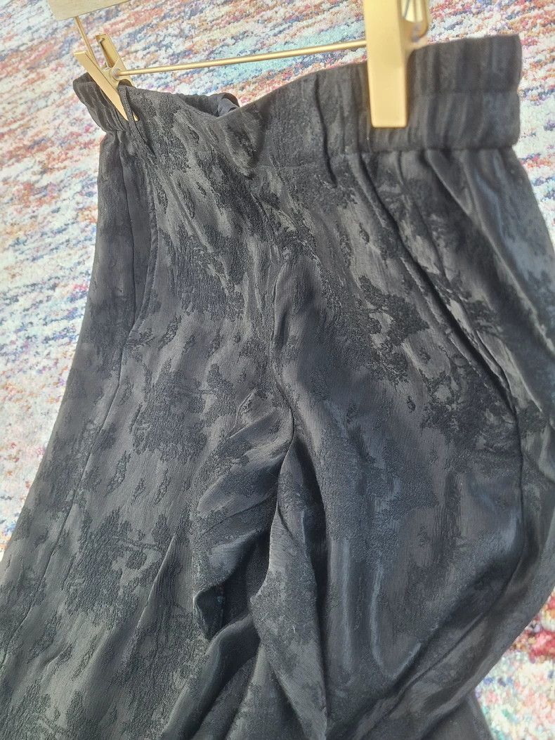 Ann Demeulemeester Silk Embroidered Pants for Women Size 40" / US 18 - 2 Thumbnail