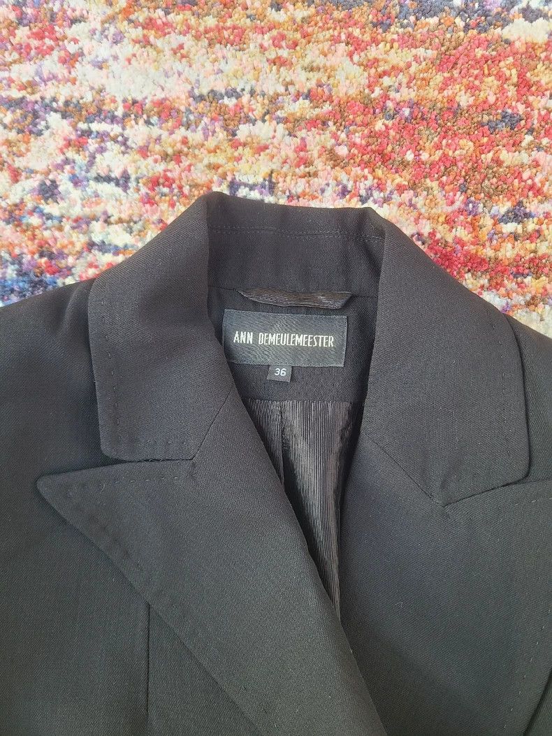 Ann Demeulemeester Ann Demeulemeester Women's Black Jacket Size S / US 4 / IT 40 - 7 Thumbnail