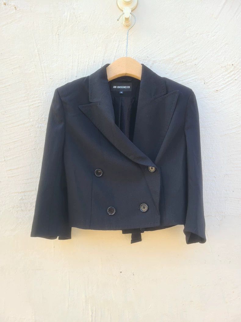 Ann Demeulemeester Ann Demeulemeester Women's Black Jacket Size S / US 4 / IT 40 - 4 Thumbnail