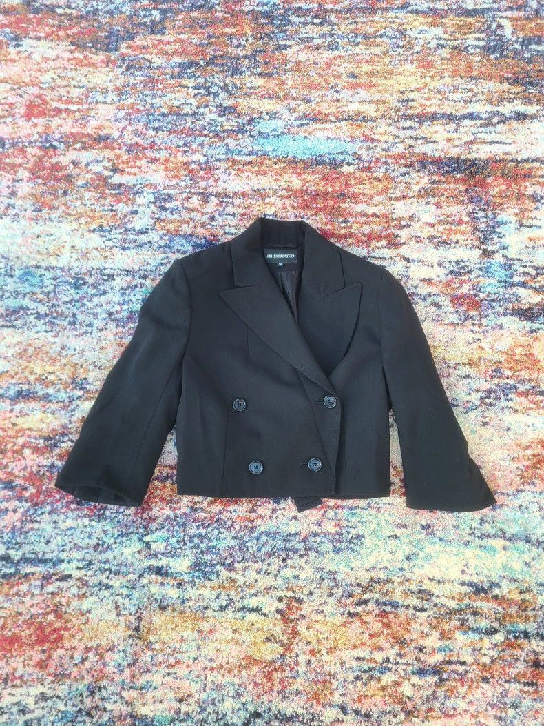 Ann Demeulemeester Ann Demeulemeester Women's Black Jacket Size S / US 4 / IT 40 - 2 Thumbnail